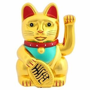 Waving Lucky Money Cat (With Solar)