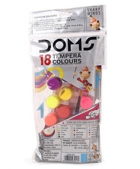 Doms Water Color 18 Shades (With Brush) Tempera color