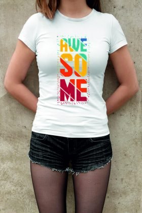 Awesome Printed T-Shirt For Girls