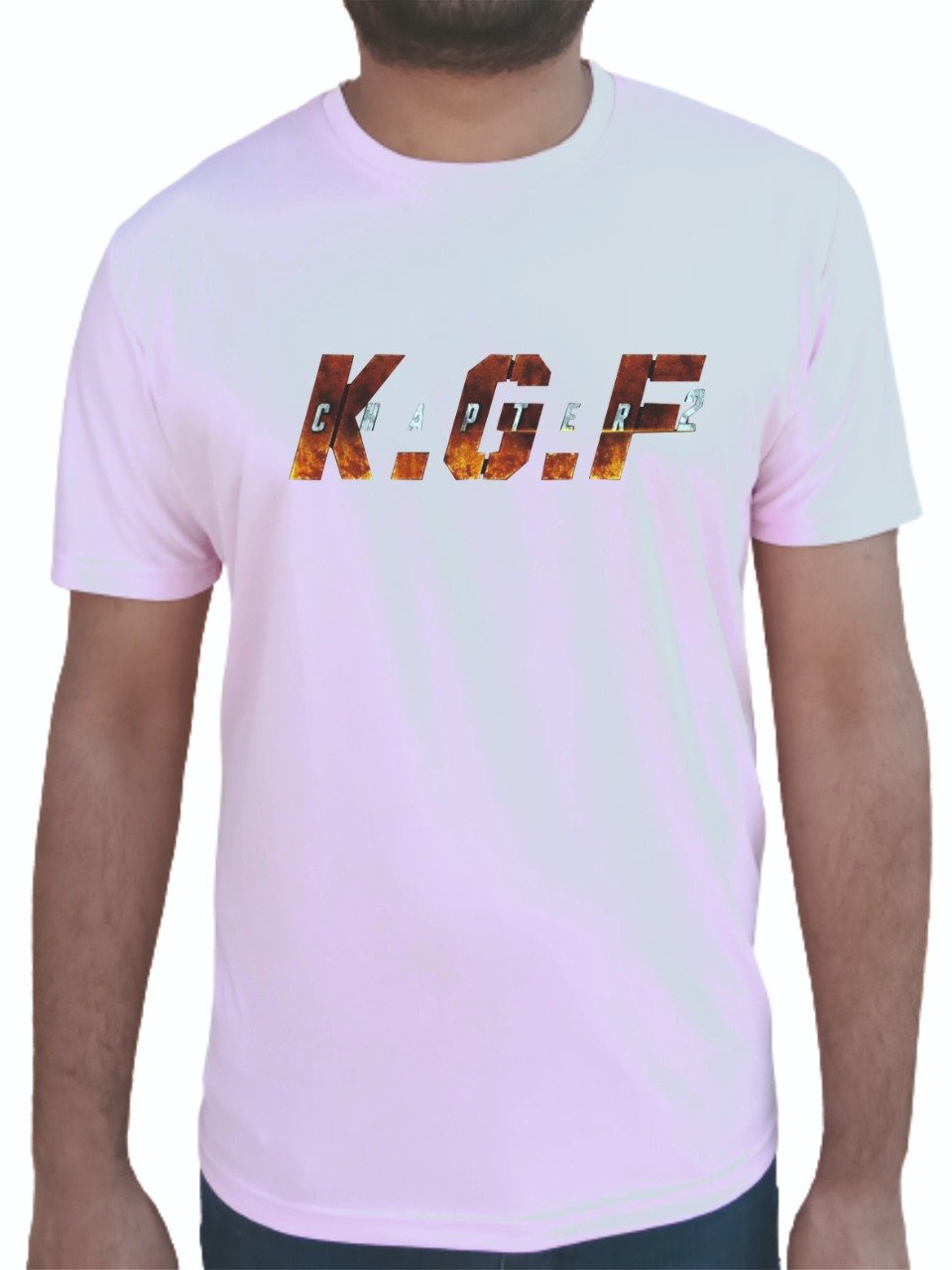 KGF Chapter 2 Printed T-Shirt (Pink)