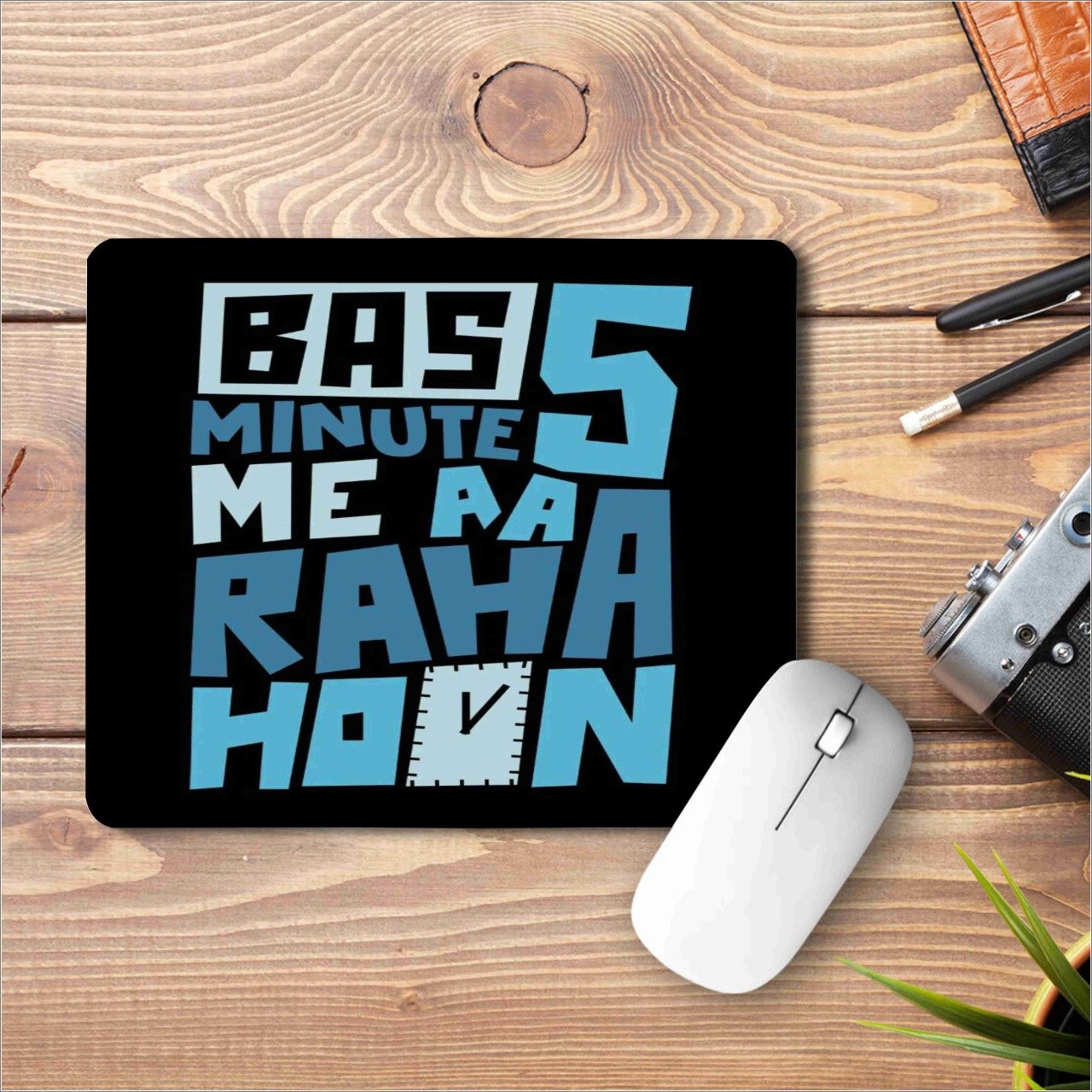Bas 5 Minute Printed Mouse Pad