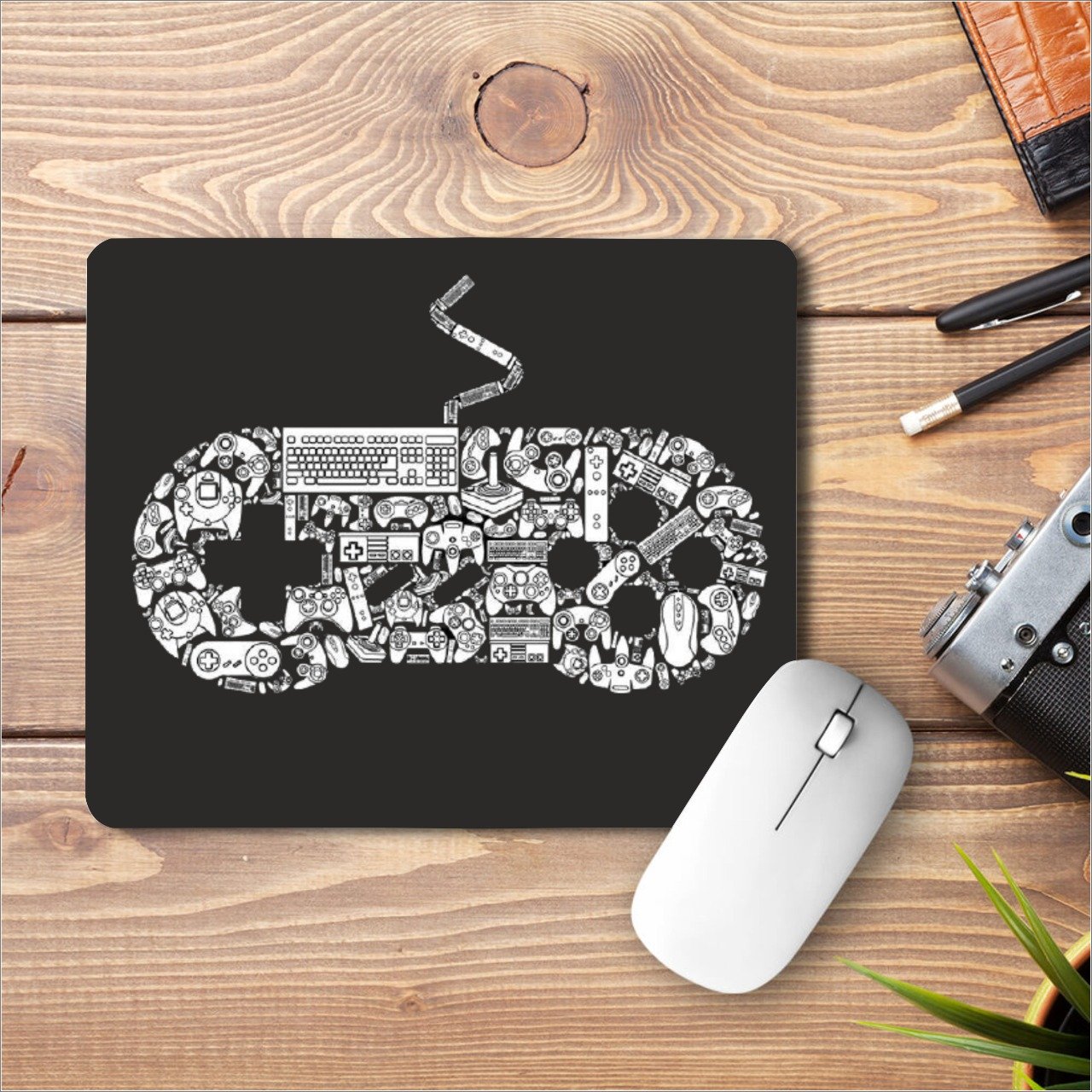 Gamepad Printed Mouse Pad