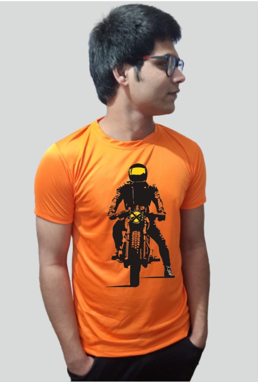 Live To Ride Half Sleeve T-Shirt For Men