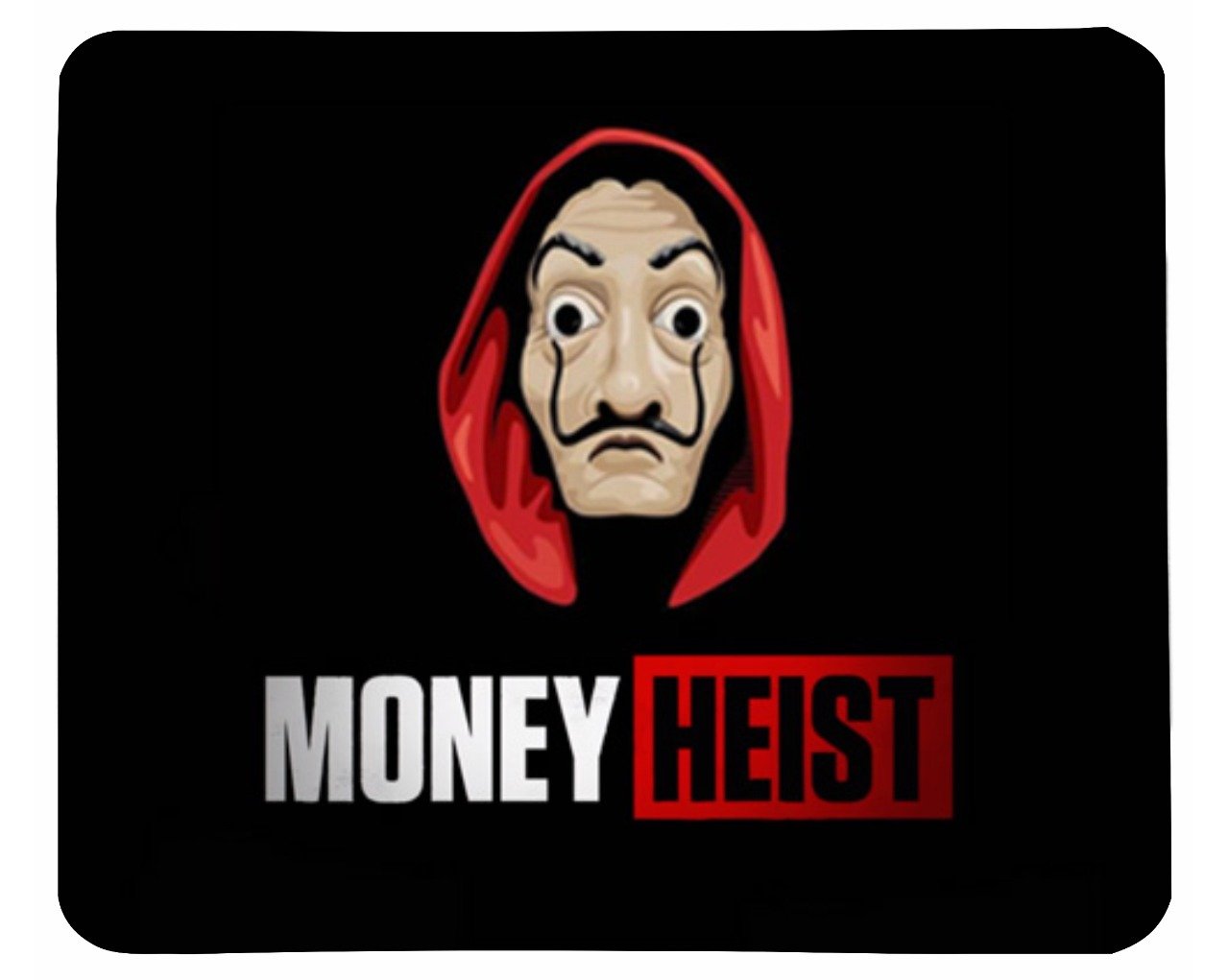 Money Heist Logo Printed Mouse Pad