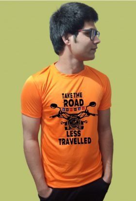 Take The Road Less Travelled Half Sleeve T-Shirt