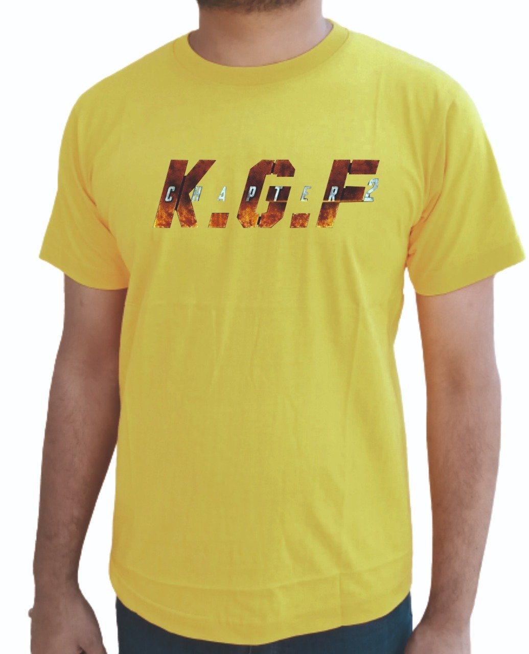 KGF 2 Printed Half Sleeve T-shirt for Men 100% Cotton