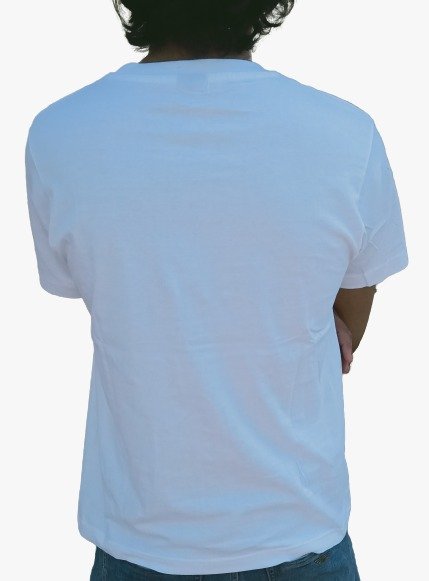 Das Original Printed Half Sleeve white T-shirt for Men