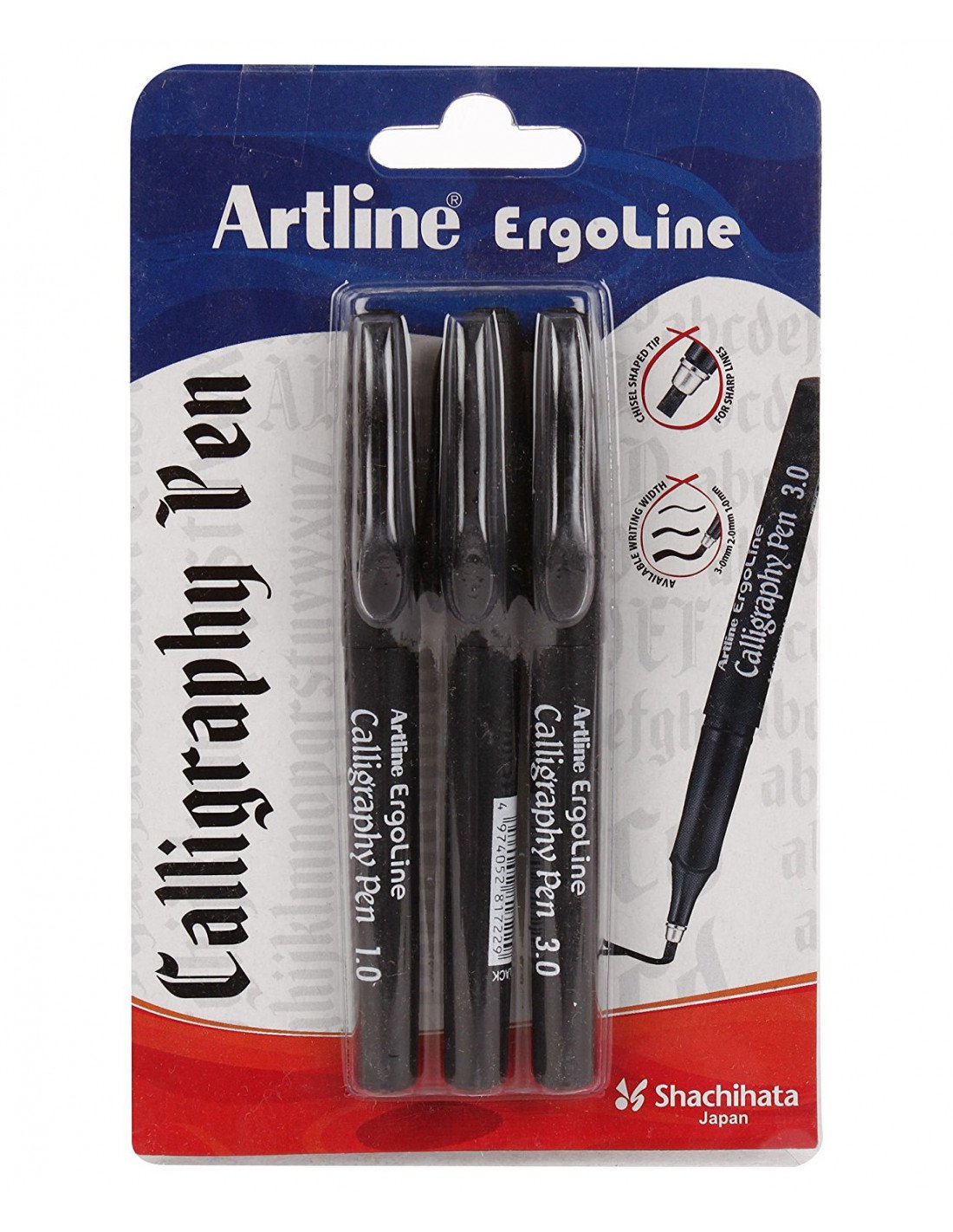 Artline Ergoline Calligraphy Pen - 3 Pcs