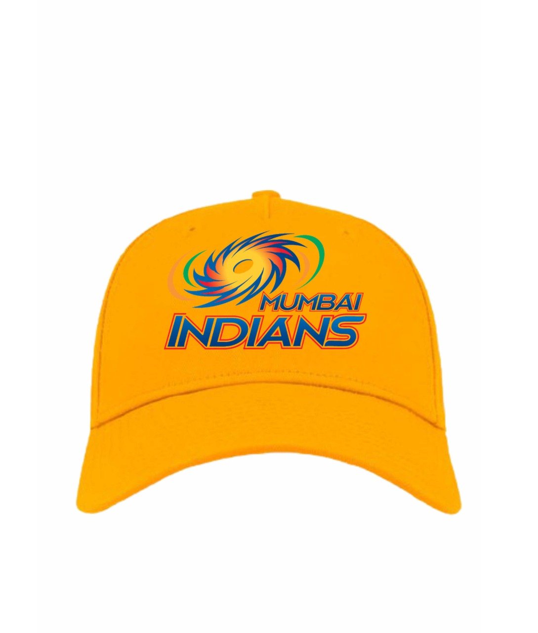Mumbai Indians Printed IPL Cap Yellow