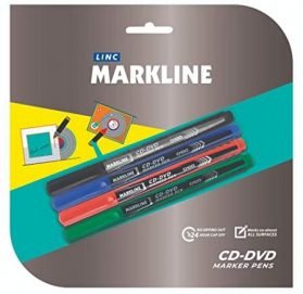 Linc Markline CD-DVD Marker Pen (Assorted)