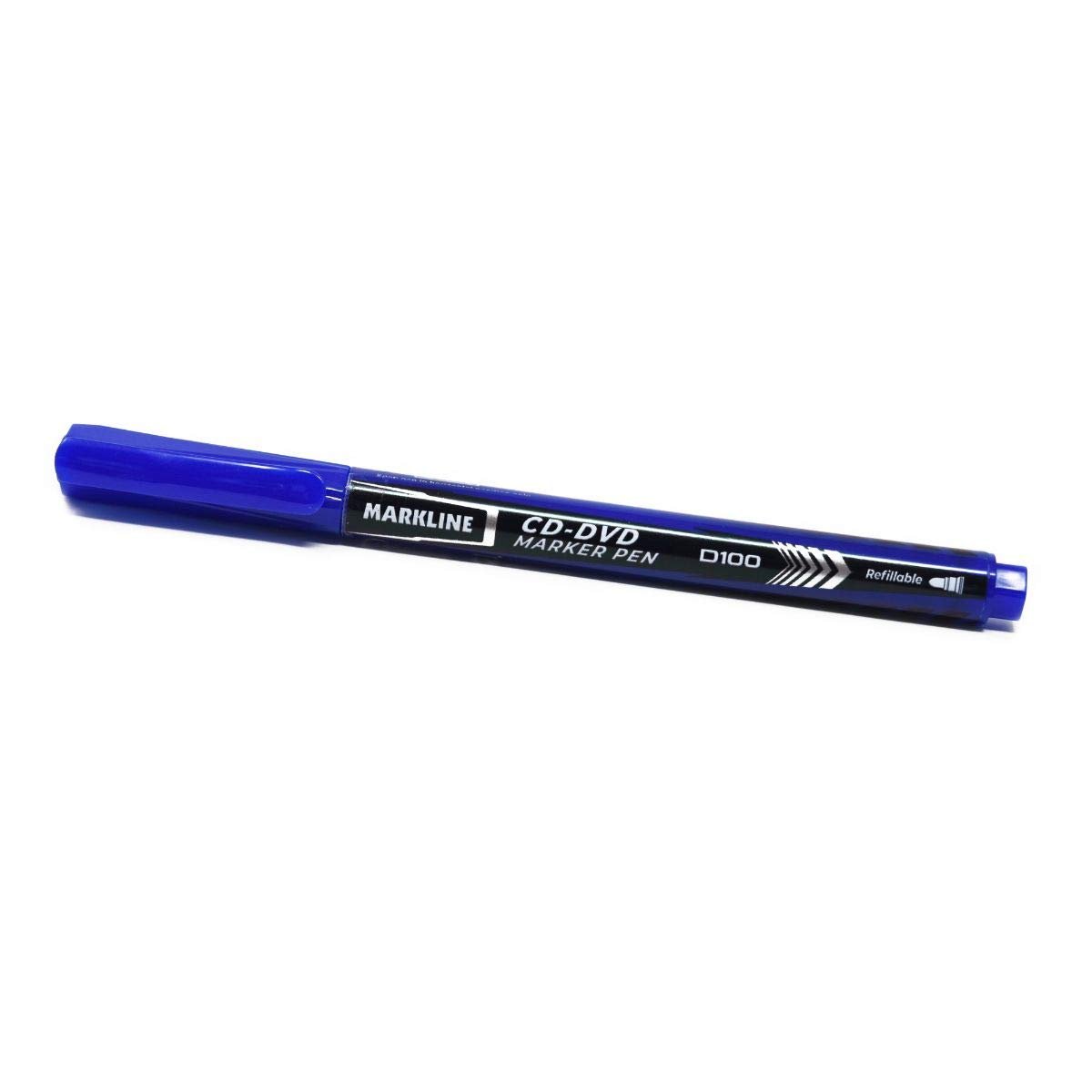 Linc Markline CD-DVD Marker Pen (Blue)