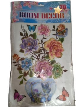 7D Flower Room Decor Sticky Sticker