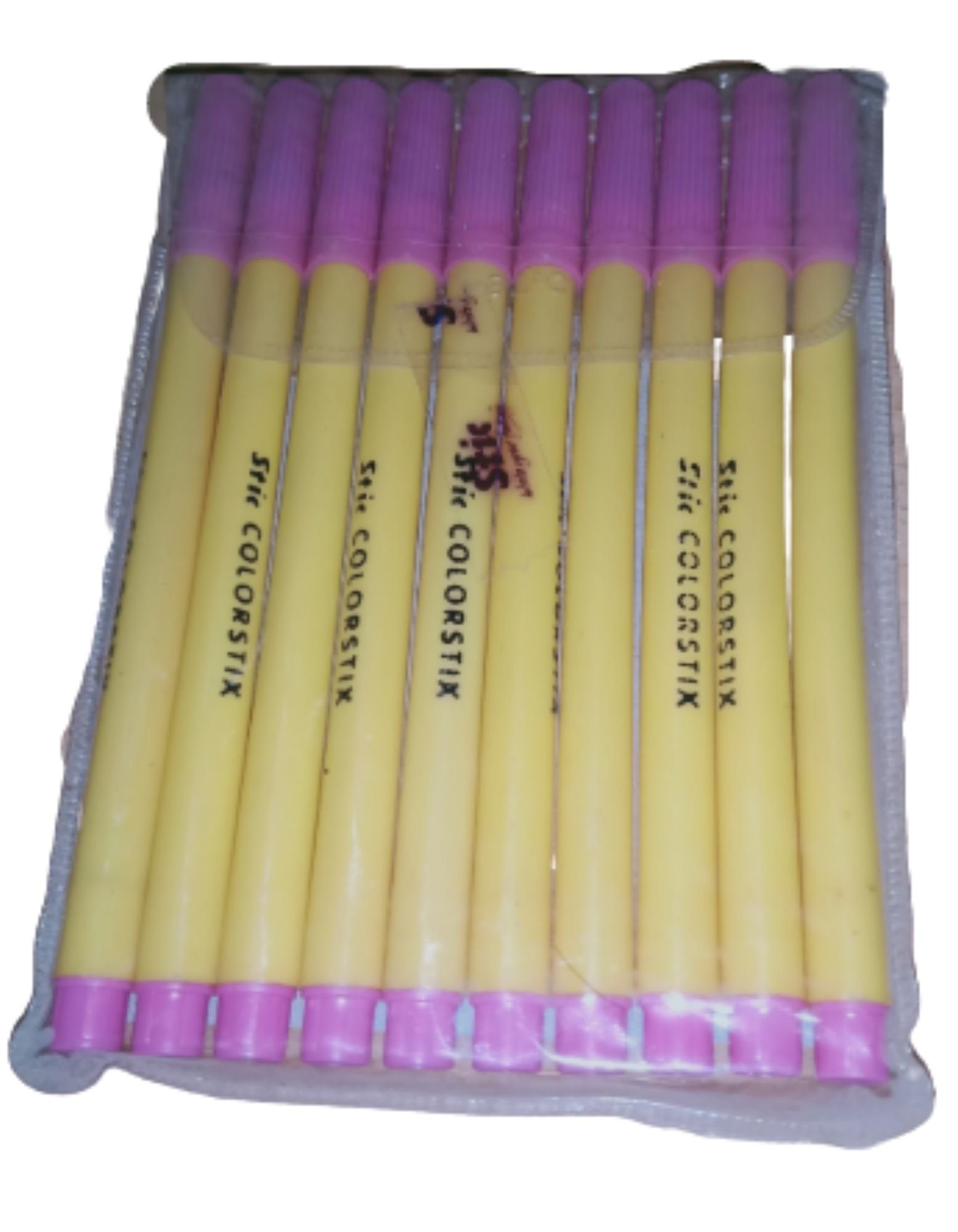 Colorstix Pink Sketch Pen (Water Color Pens, 10 Pc) Stic Brand