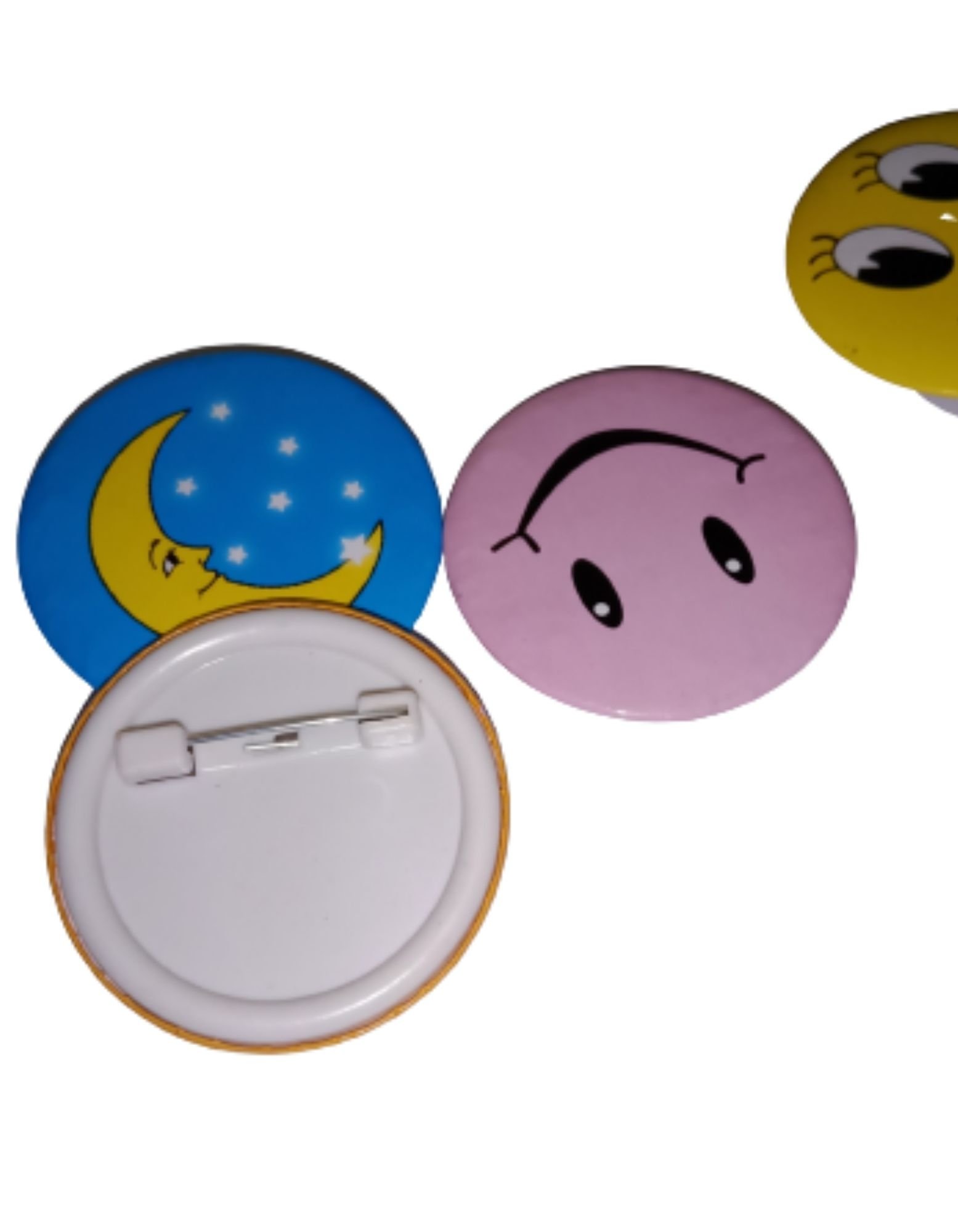 Emoticon Badges Set of 10