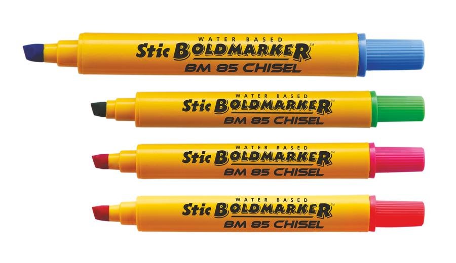 Stic Boldmarker BM85 Chisel Pack of 10