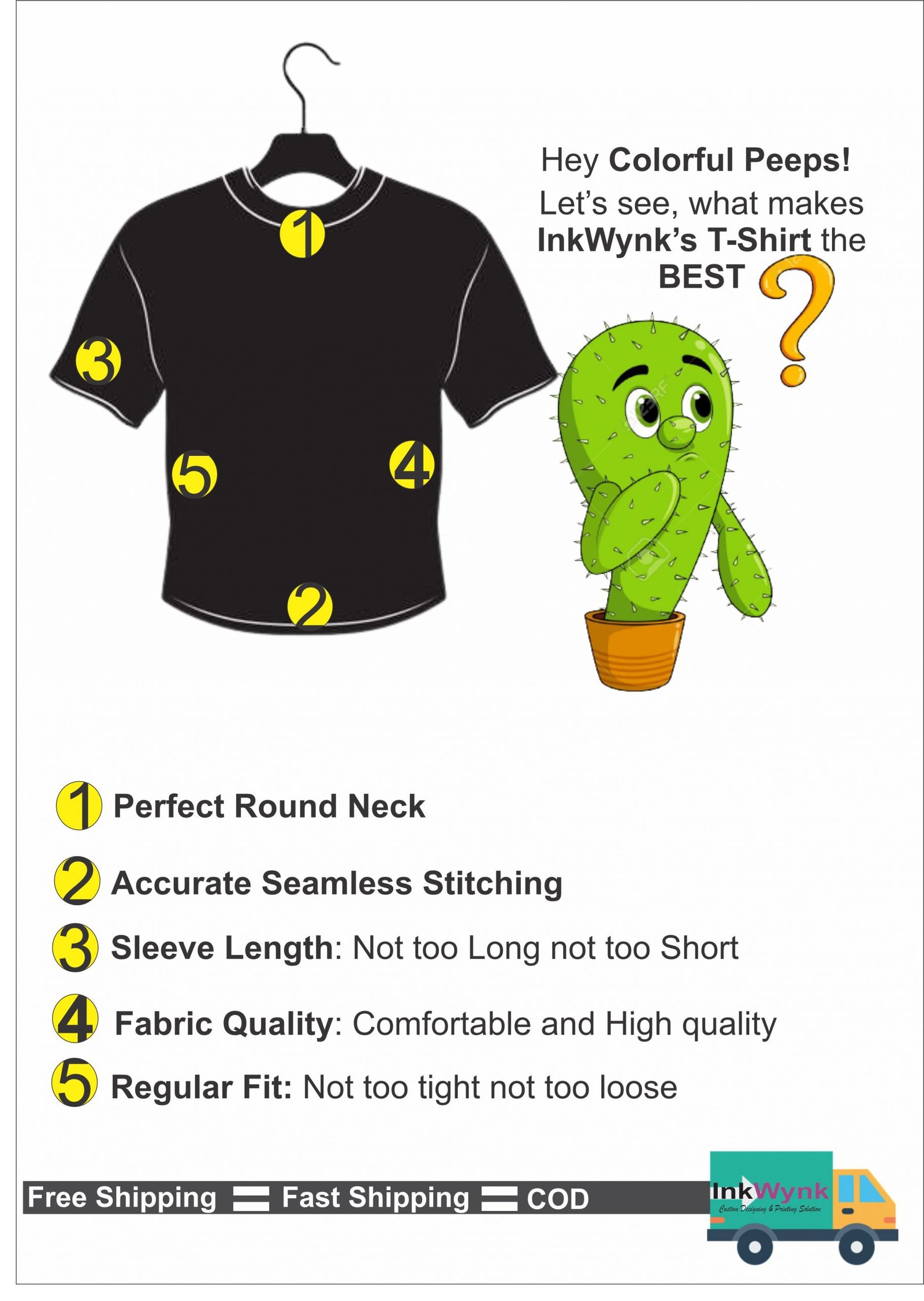 why inkwynk customized printed t shirt