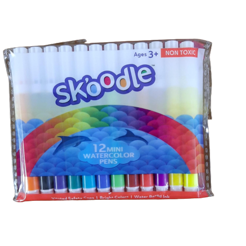 Skoodle 12 Mini Watercolor Pens (Sketch Color)
