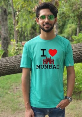 I Love Mumbai Sports T-Shirt half Sleeve (Men)
