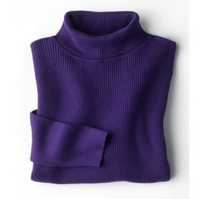 High-Necked Hedging Tight Sweater