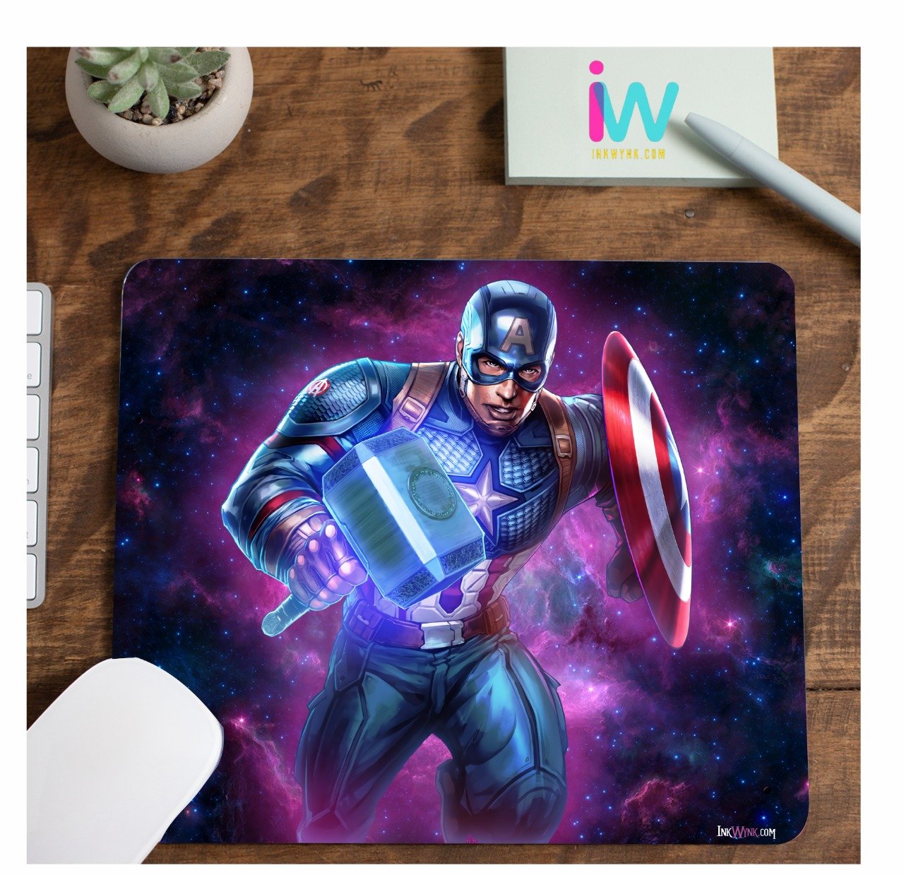 Captain America Designer Mouse Pad for Gaming