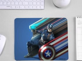 Captain America Mouse Pad Non Slip Base