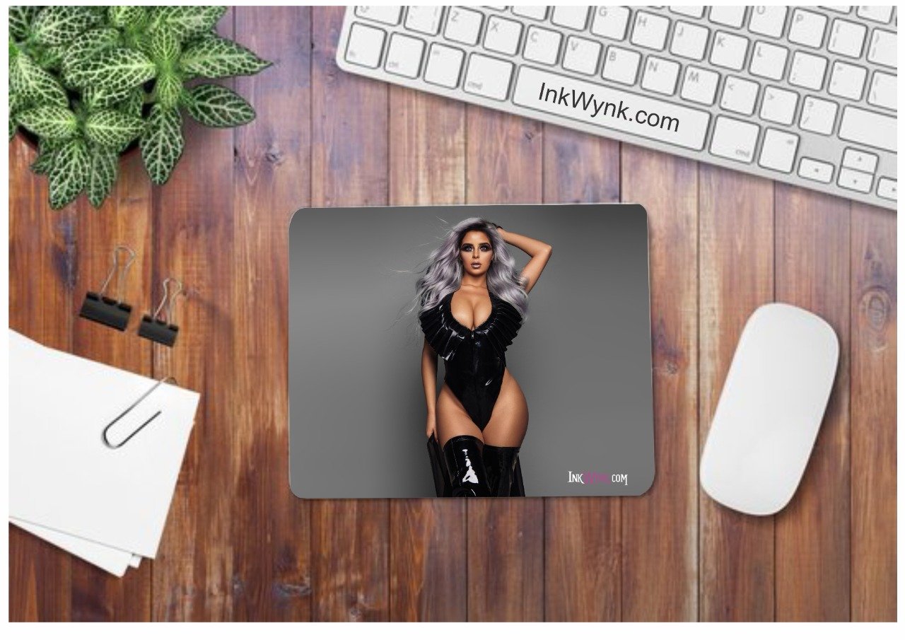Demi Rose Printed Mouse pad Non Slip Base 9x7 Inch Mouse Pad