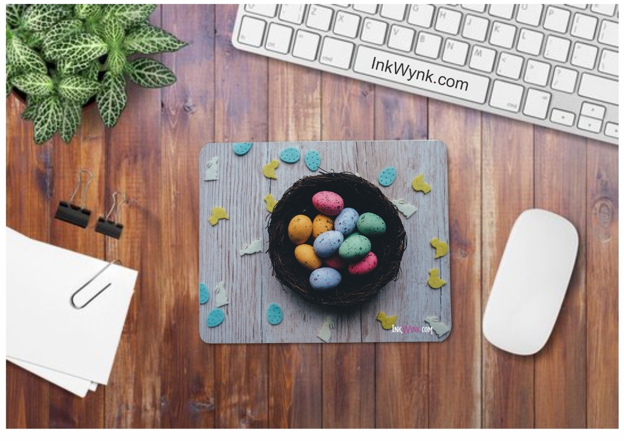 Easter Egg Mouse Pad for Laptop and Computers
