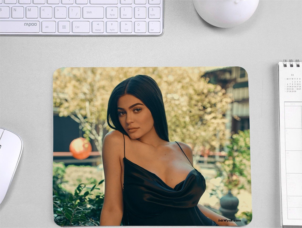 Kylie Jenner Printed Mouse pad Non Slip Base 9x7 Inch Mouse Pad