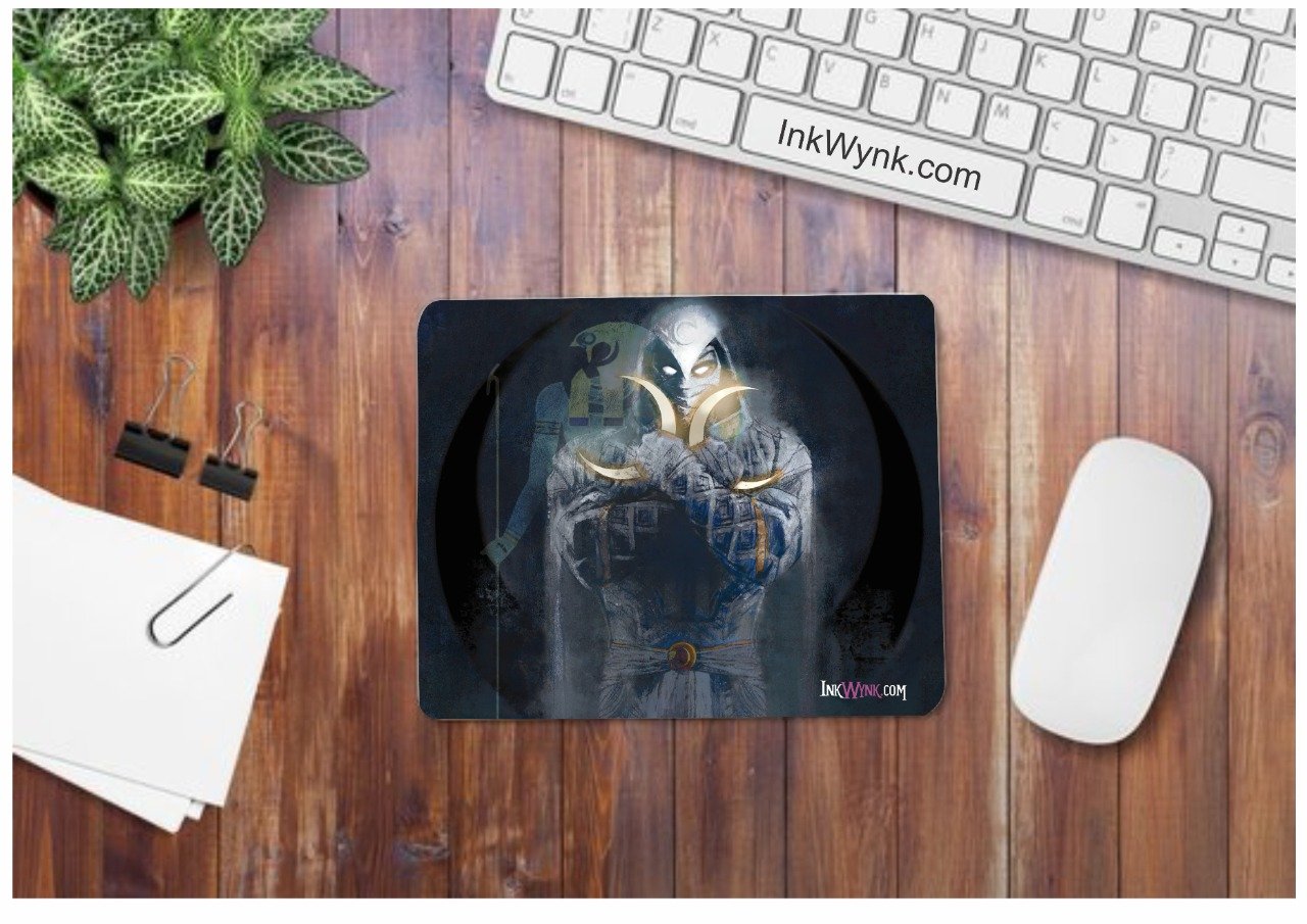 Moon Knight Anti Skid Rubber Mouse Pad for Gamers