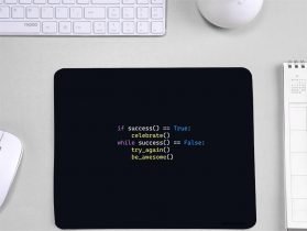 Motivational Programmer's Coding Mouse