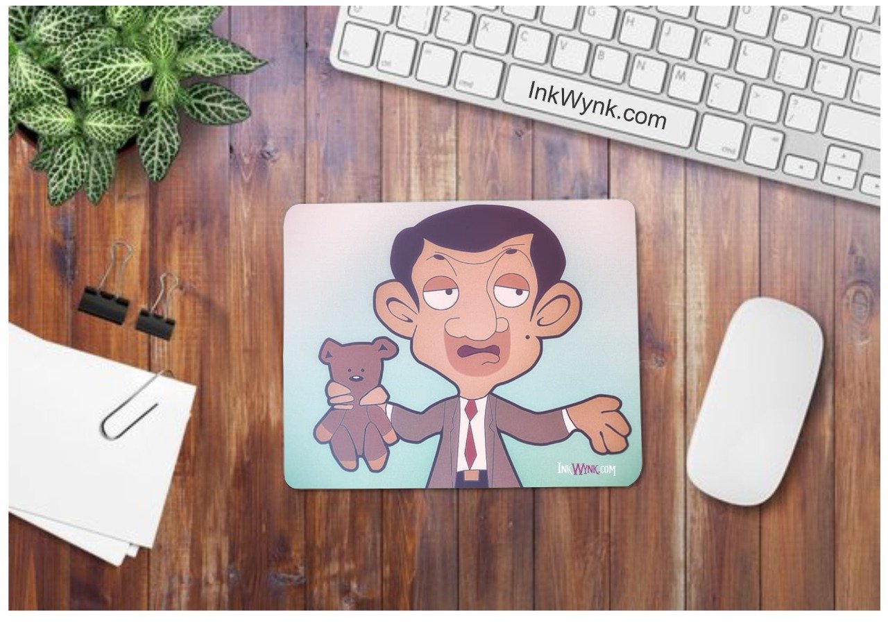 Mr Bean Cartoon Mouse Pad for 90s Generation