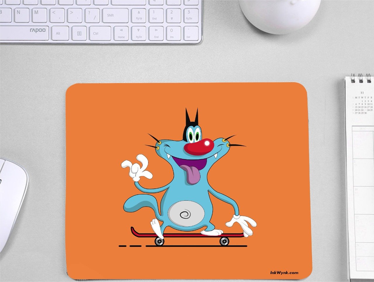 Oggy and the Cockroaches Printed Mouse Pad