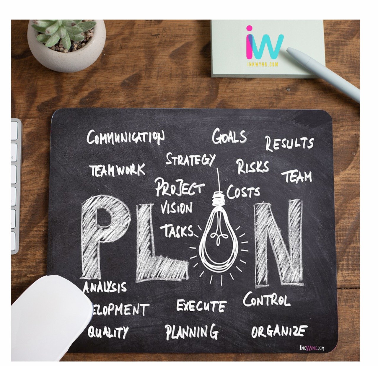 Plan Idea Printed Students Mouse Pad