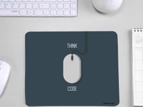 We Code Mouse Printed Coding Mouse Pad