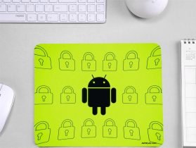 Android Logo Printed Mouse Pad For Office
