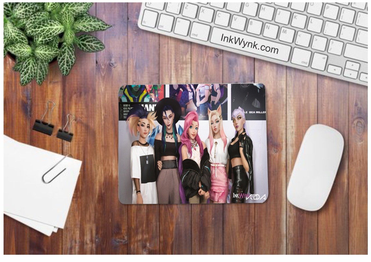 Animated K- Pop Group Printed mouse pad for girls