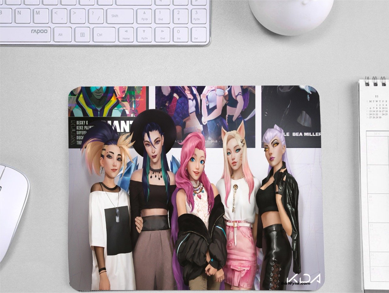 Animated K- Pop Group Printed mouse pad for girls