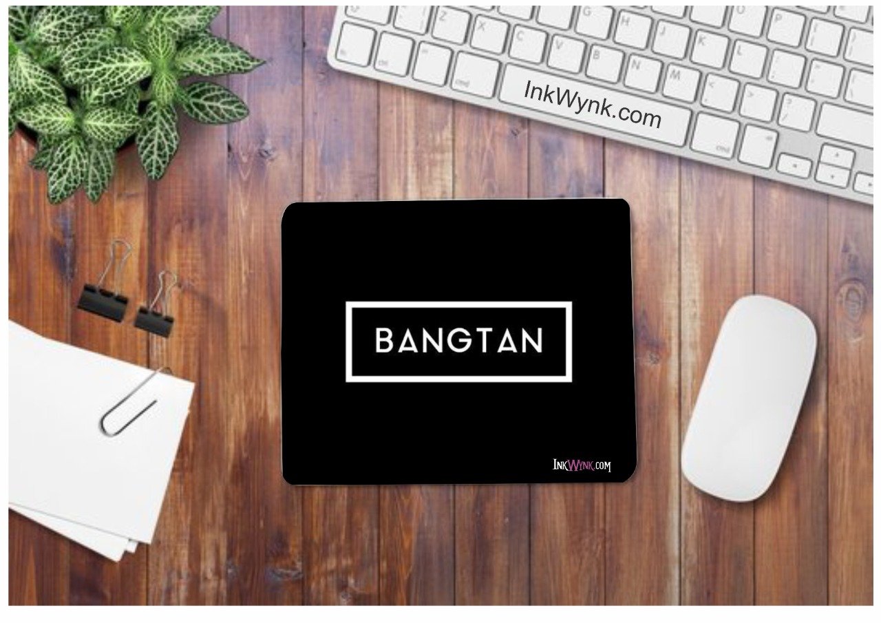 Bangtan BTS Boys Thick Rubber Mouse Pad for Office