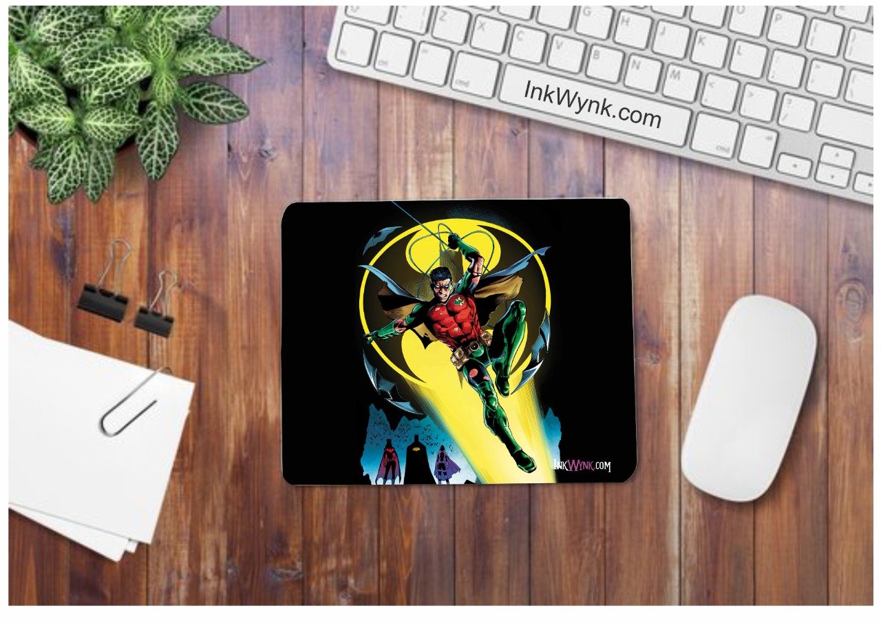 Batman Sidekick Robin ClipArt Mouse Pad for Gamers
