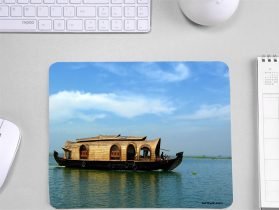 Beautiful Boat House Printed Mouse Pad For Office and Home