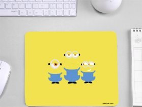 Best Friends Minion Printed Mouse Pad for Computer