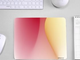 Colored Abstract Graphic Design Mouse Pad for Computer