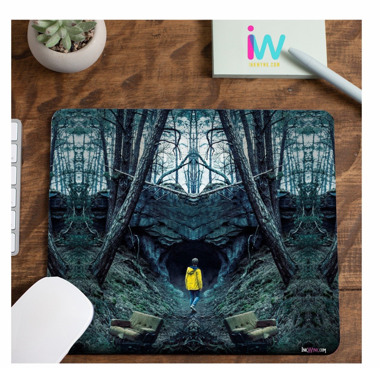 Dark Series Design Thick Mouse Pad for Student