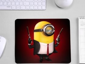 Dashing Minion Printed Mouse Pad for Laptop