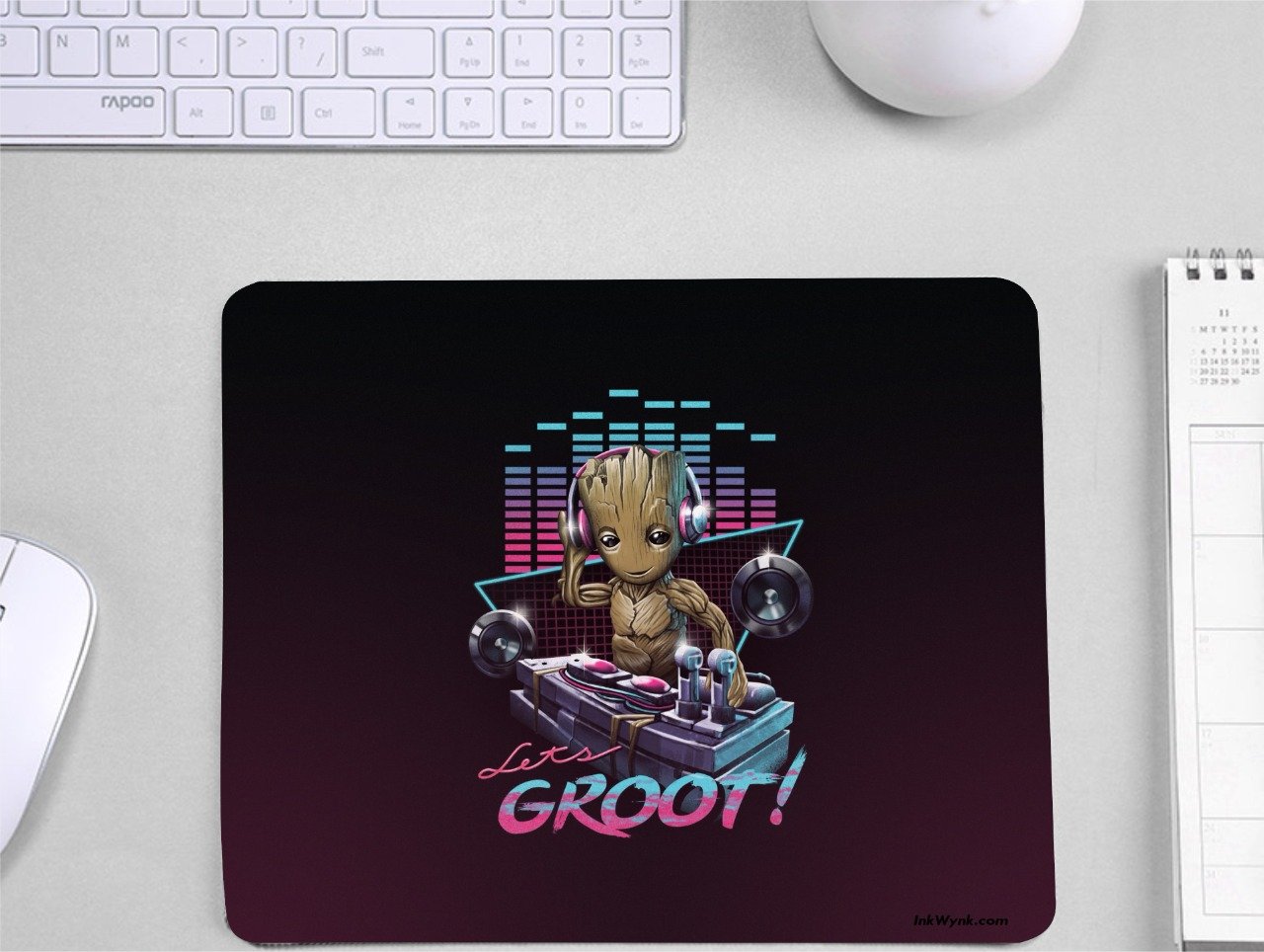 Dj Groot Marvel's Animated Mouse Pad