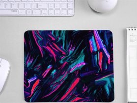 Fluid Abstract Lightweight Mouse Pad for Computer