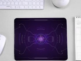 Futuristic Sci-Fi Printed Desktop mouse Pad