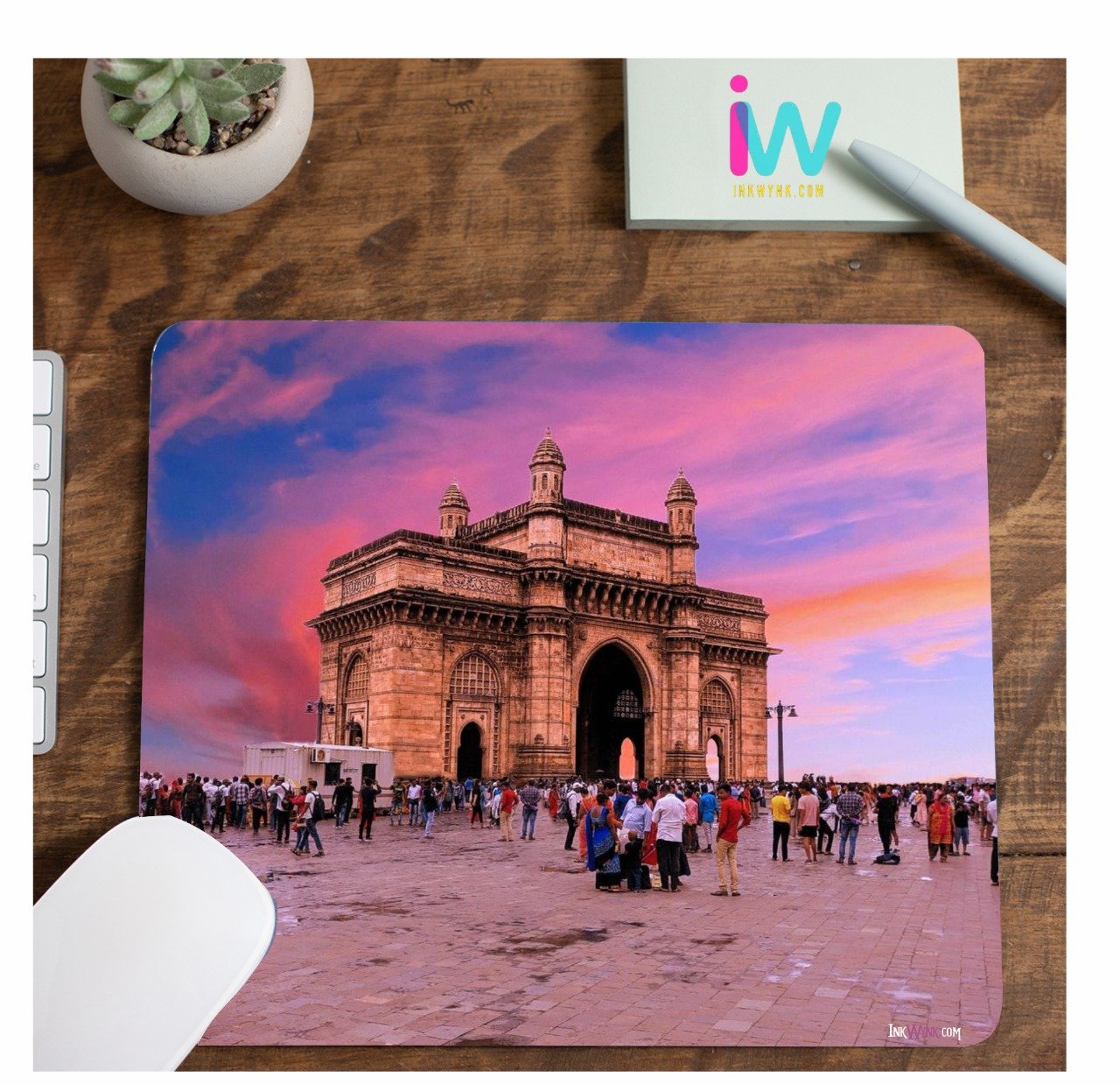 Gateway Of India Graphic Design Mouse Pad For Laptop