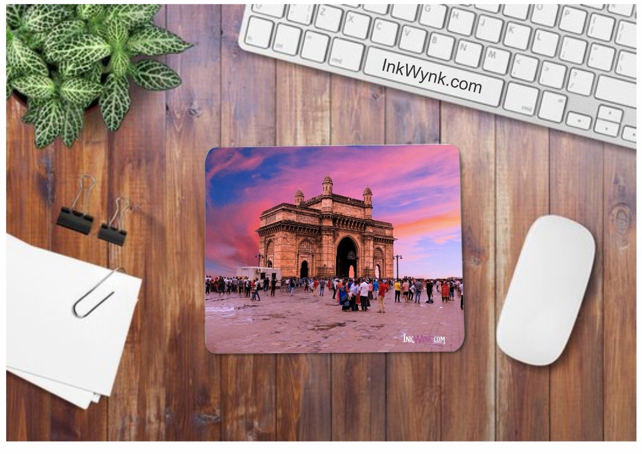 Gateway Of India Graphic Design Mouse Pad For Laptop