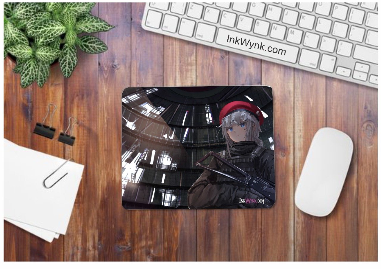 Girls Frontline Skid Proof Graphic Mouse Pad for Girls
